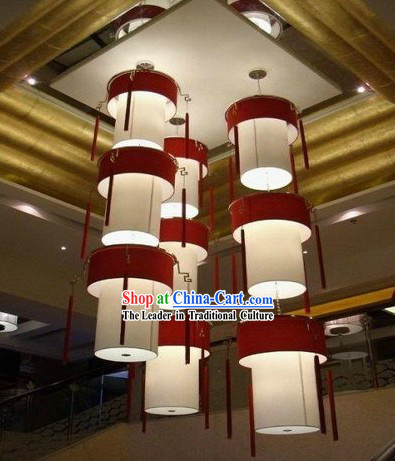 79 Inches Height Large Traditional Chinese Palace Lanterns Set