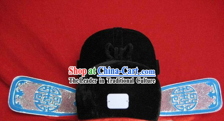 Ancient Chinese Court Black Guaze Cap