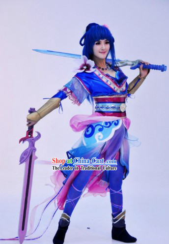 Ancient Chinese Swords Woman Cosplay Costumes