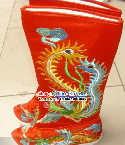 Ancient Chinese Empress Phoenix Boots