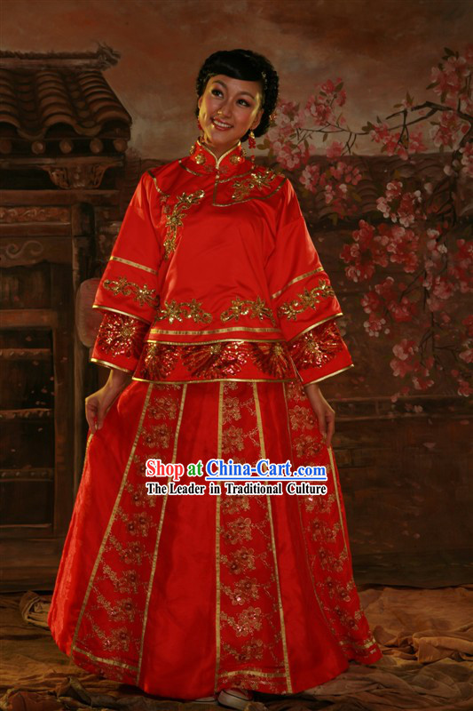 Chinese Classical Wedding Dress for Women
