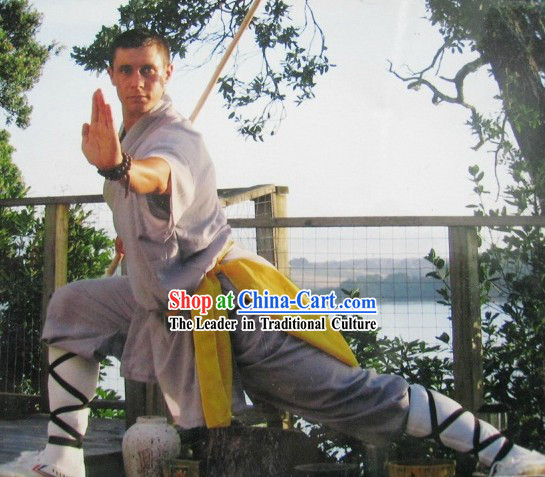 Traditional Chinese Shaolin Monk Suit for Men