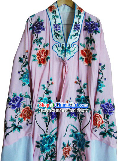 Long Sleeve Chinese Dramatic Embroidered Robe for Women