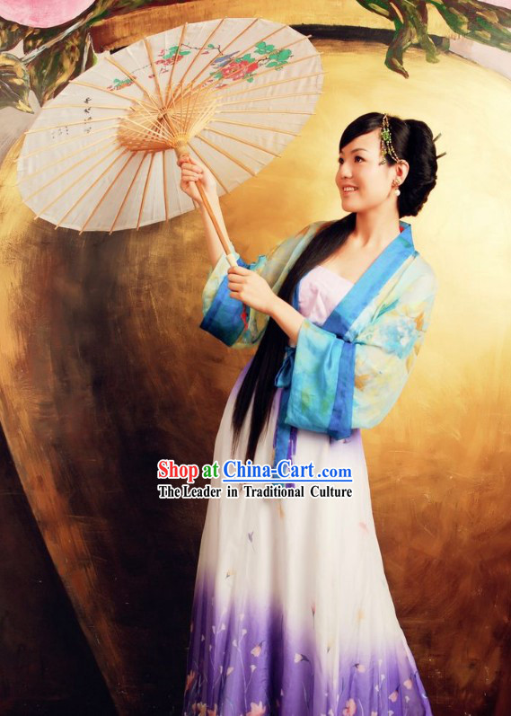 Ancient Chinese Han Dynasty Hanfu Clothing for Women