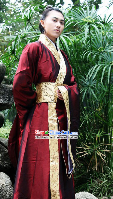 Ancient Hanfu Guzhuang Clothing for Men