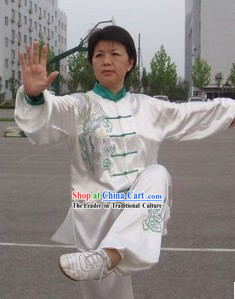 Embroidered Phoenix Martial Arts Tai Chi Costumes for Women
