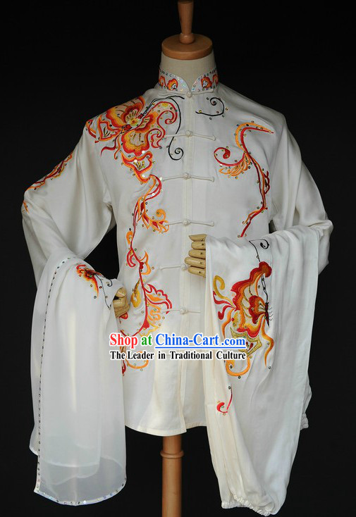 Supreme Chinese Martial Arts Silk Competiton Uniform for Men or Women