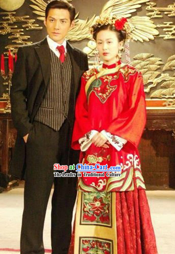 Traditional Chinese Brides Wedding Dress for Women