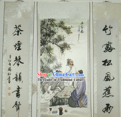 Chinese Classic Tea Painting - Liu Xueduo