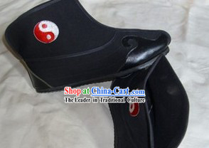 Traditional Chinese Black Taoist Tai Chi Cloud Boots