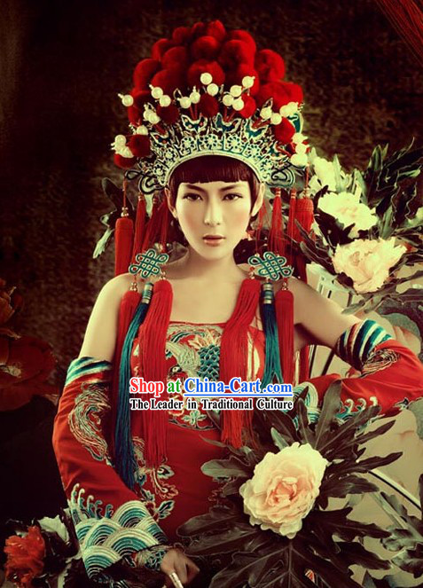Beijing Opera Phoenix Helmet for Women