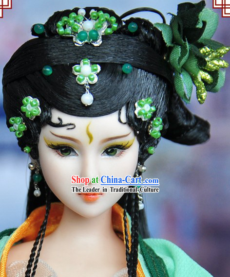 Ancient Chinese Opera Lady Hair Accessories and Wig for Women