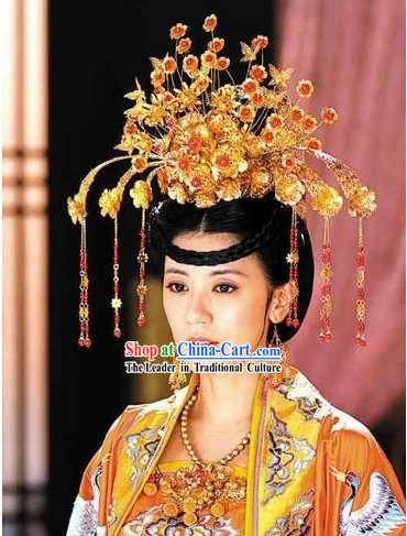 Ancient Chinese Tang Dynasty Queen Wu Zetian Hair Accessories