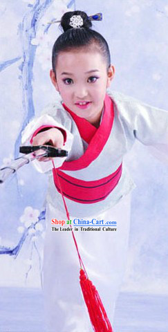 Ancient Chinese Swordsman Costumes for Children