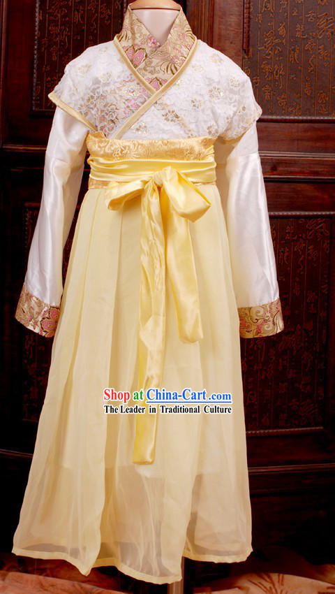 Traditional Chinese Hanfu Clothing Complete Set for Girls