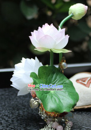 Traditional Chinese Handmade Lotus Hairpin