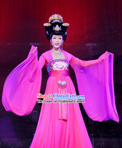 Ancient Chinese Tang Dynasty Palace Ribbon Dance Costumes
