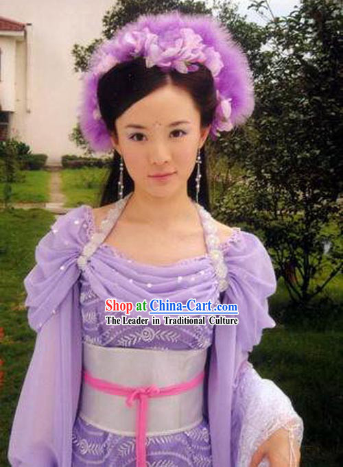 Ancient Chinese Fairy Purple Costumes