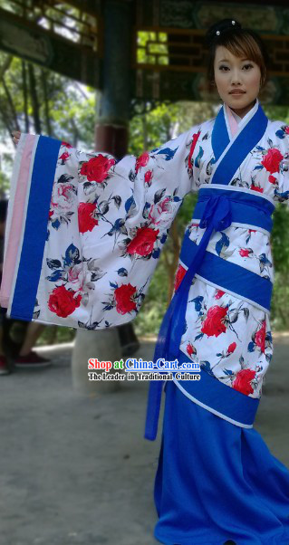 Ancient Chinese Imperial Palace Han Dynasty Empress Outfit Quju Clothing