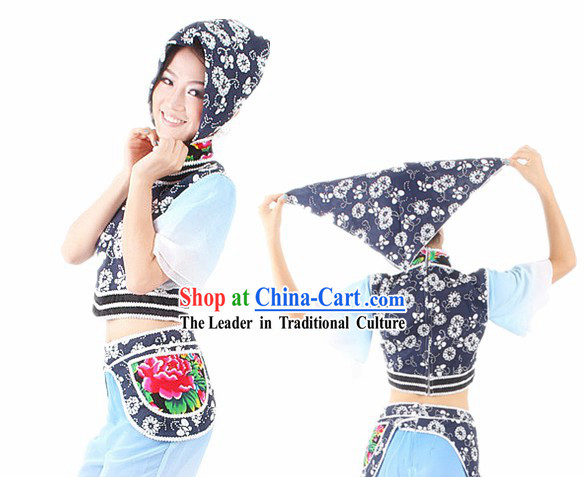 Traditional Chinese Han Ethnic Dance Costume for Women