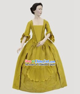 Traditional European Royal Court Palace Noblewoman Clothing