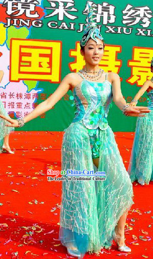 Chinese Hunan Pronvice Style Dance Costumes for Women