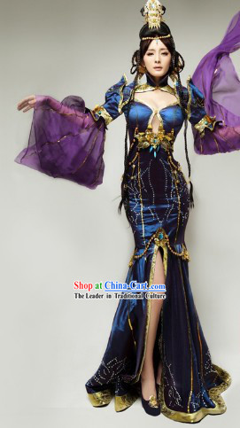 Sexy Swordswoman Costumes Complete Set for Women
