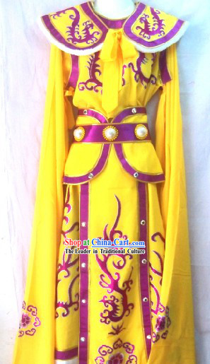 Traditional Chinese Opera Prince Armor Stage Performance Costumes for Men