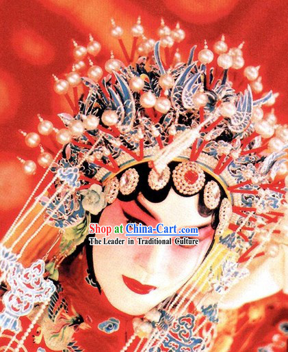 Farewell to My Concubine Traditional Beijing Opera Phoenix Crown Coronet