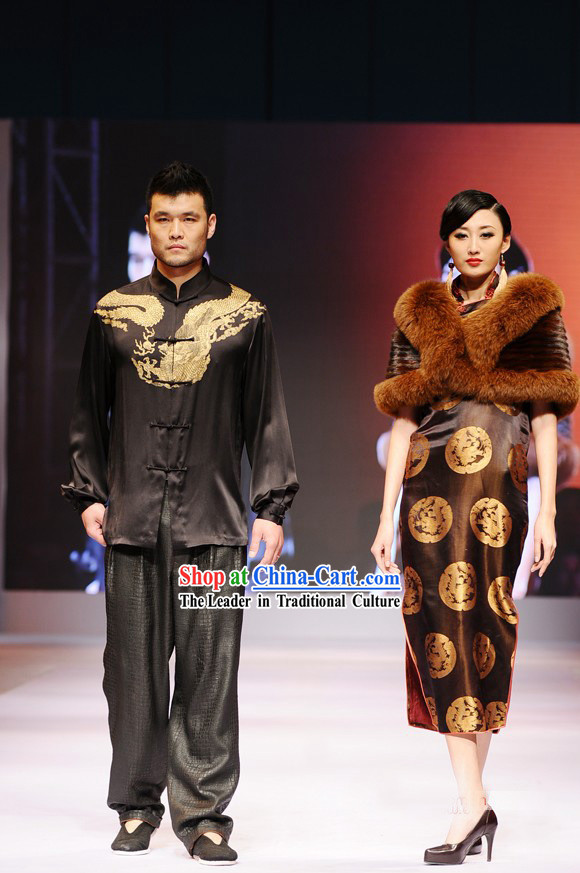 Chinese Style Luxury Couple Fashion Clothing