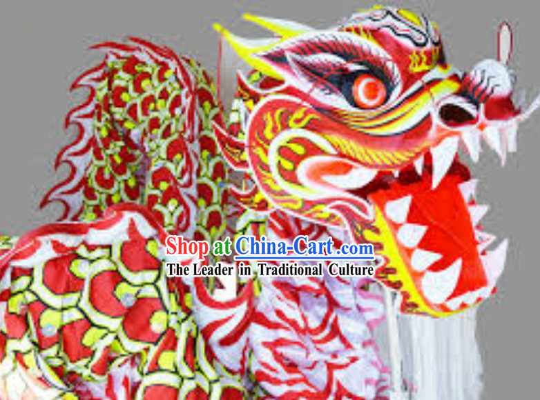 Traditional Chinese Dragon Dance Costume Complete Set for Men