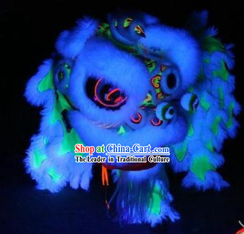 Luminous Lion Dance Head and Tail Pants Costume Complete Set
