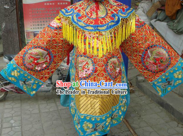 Chinese Classical Peking Opera Embroidered Phoenix Empress Costumes for Women