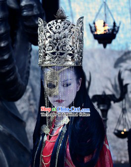 Ancient Princess Handmade Crown and Mask
