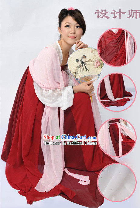 Ancient Chinese Tang Dynasty Guzhuang Clothing for Women