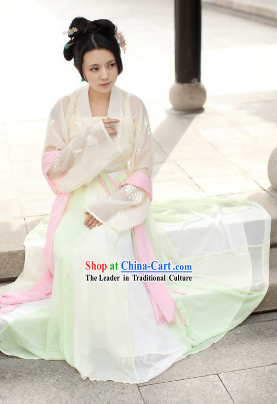 Traditional Chinese Tang Dynasty Spring Clothing for Women