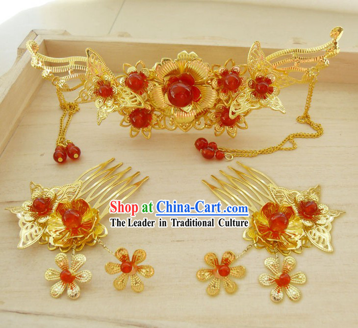 Ancient Chinese Bride Wedding Hair Accessories for Women