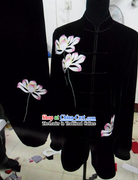 Traditional Chinese Velvet Tai Chi Suit