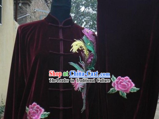 Traditional Chinese Velvet Tai Chi Competition Uniform