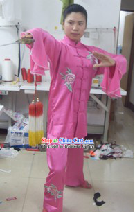 Traditional Chinese Silk Kung Fu Championship Uniform for Women