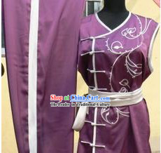 Traditional Chinese Nan Quan Embroidered Martial Arts Top and Pants