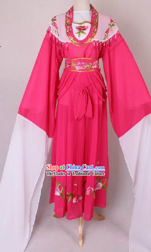 Traditional Chinese Huangmei Opera Long Sleeve Xiao Jie Lady Costumes