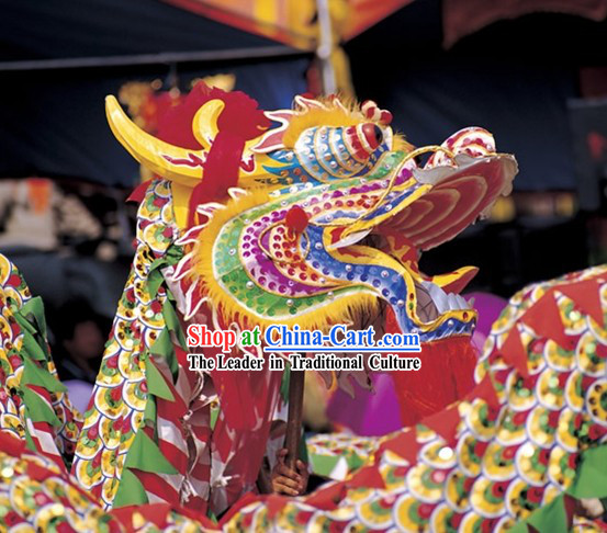 2008 Peking Olympic Games Chongqing Tongliang Dragon Dance Costumes for Ten People