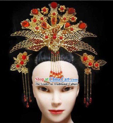Traditional Chinese Wedding Headpieces for Brides