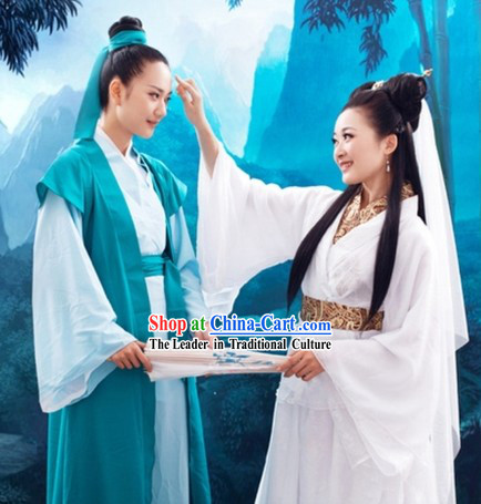 Xu Xian and Bai Suzhen Hangzhou Love Story Costumes Two Complete Sets