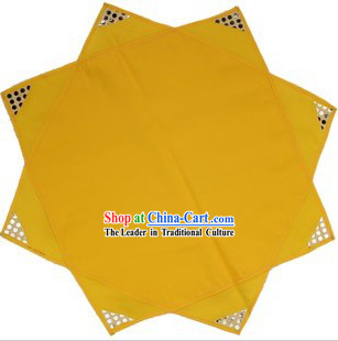 Traditional Chinese Yellow Folk Dance Handkerchief