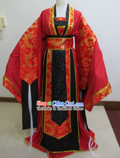 Traditional Chinese Ancient Hua Jian Meng Shi Wedding Outfit