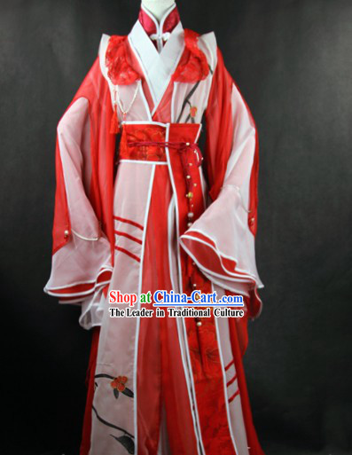 Ancient Chinese Legend Bai Nan Zhu Hierarch Costumes for Men