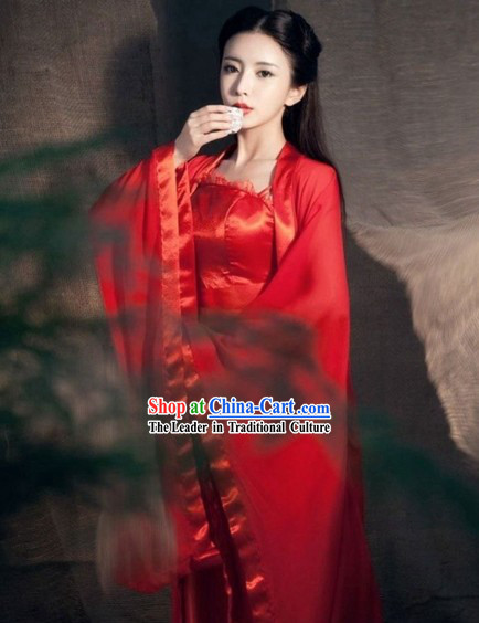 Dragon Lady Xiao Long Nv Red Costume for Women