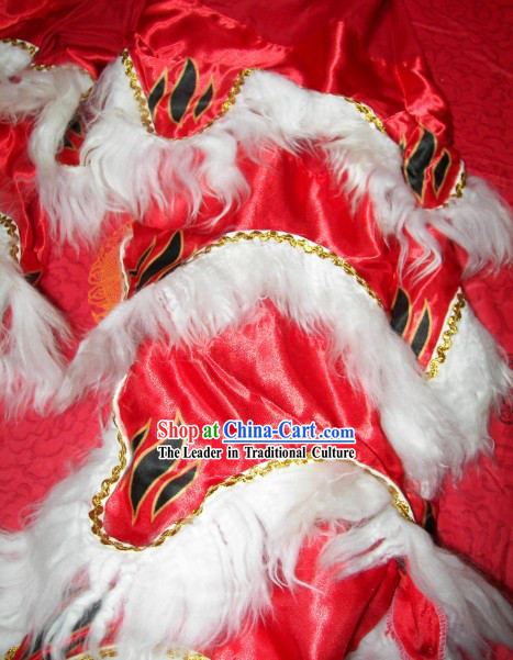 Tiger Claw Stripes Two Pairs of Lion Dance Pants and Shoes Covers